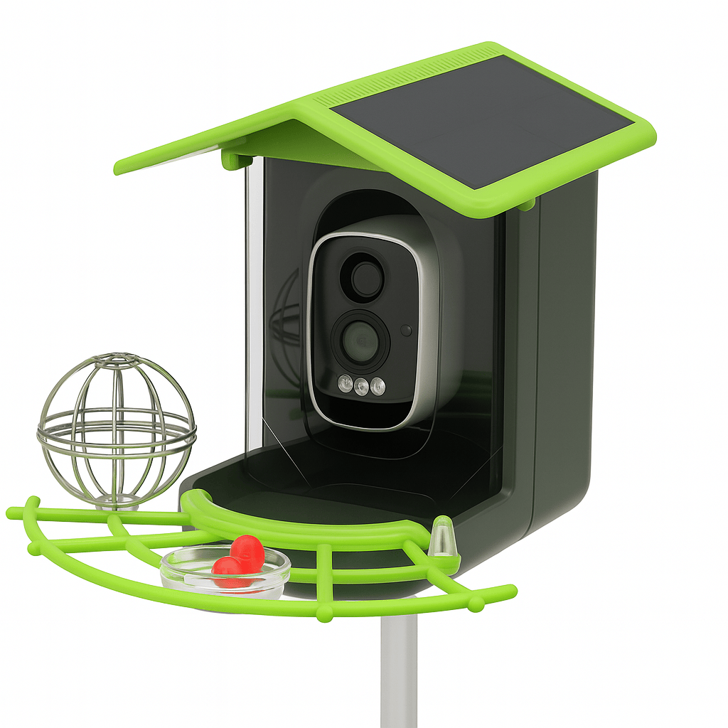 Mangeoire Oiseaux Connectée WiFi & IA | NatureVision NatureVision VisionAir