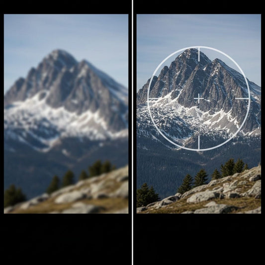 Comparatif qualité image jumelles floues vs jumelles nettes haute définition