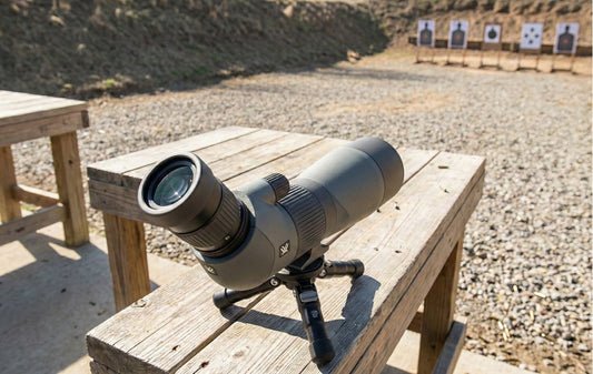 Longue-vue de tir sportif LynxScope LX60 Pro sur table de tir