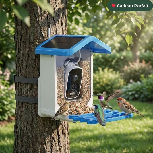 NatureVision BirdNest — Identifiez et Observez les Oiseaux de Votre Jardin en Direct, Depuis Votre Canapé