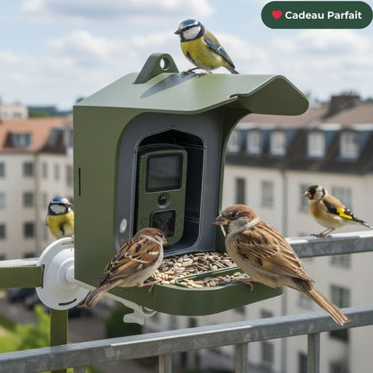 NatureVision WildNest | Mangeoire Oiseau Caméra Autonome : Installez-la Partout