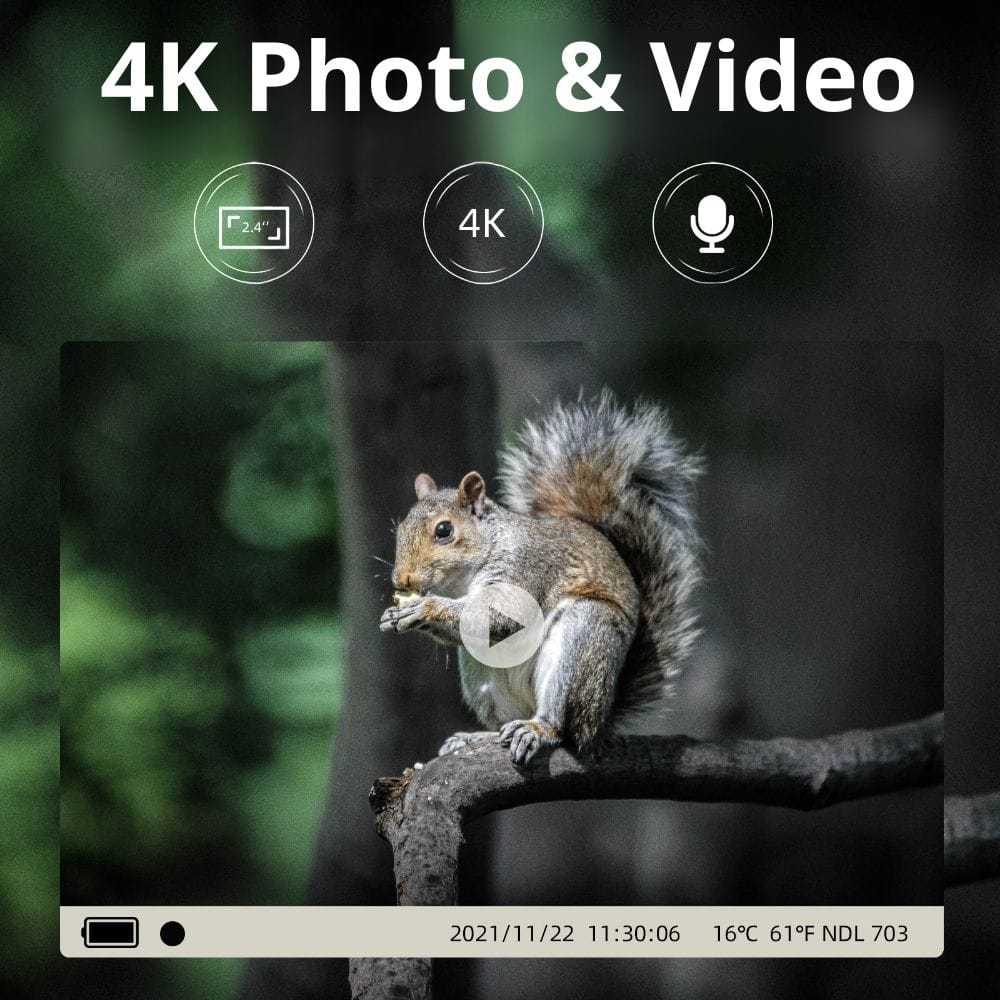 Caméra de Chasse WiFi Tracker 4K UHD | NatureVision NatureVision Tracker 4K