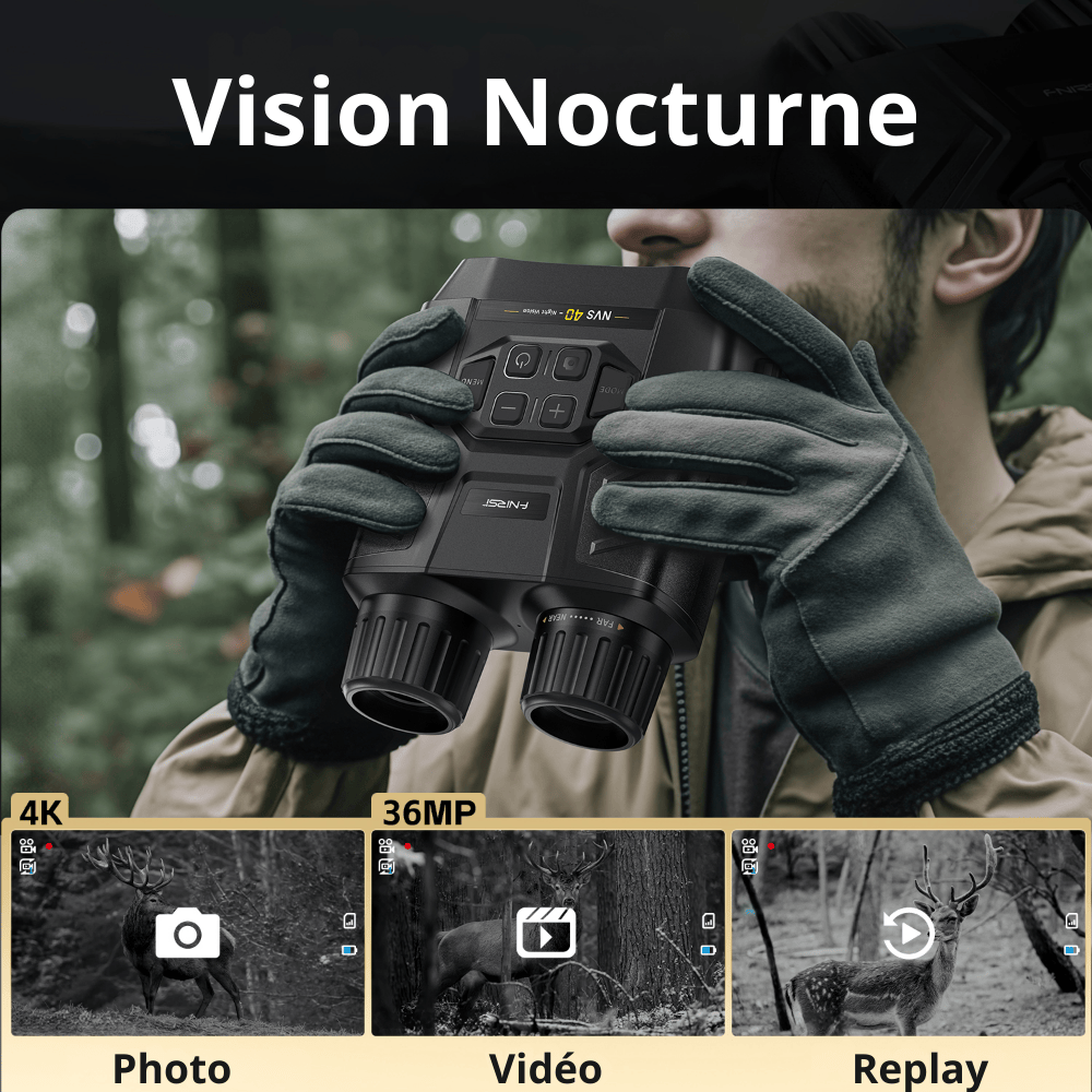 Jumelle Vision Nocturne Longue Portée XPRO 4K | NatureVision NightVision XPRO 4K