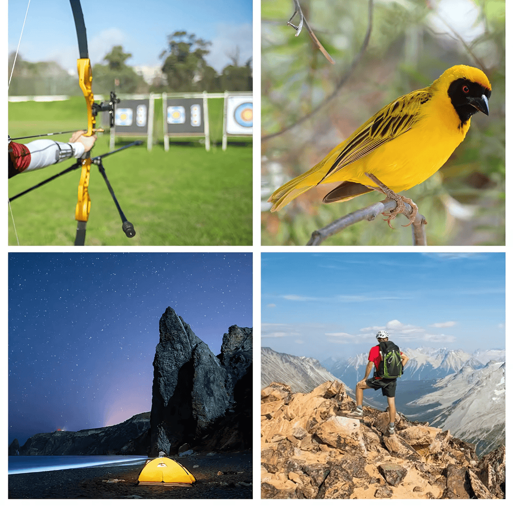 Longue-Vue Grossissement 300 Fois EagleSight | NatureVision EagleSight Noir