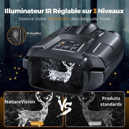 Lunette Militaire Vision Nocturne NightHunter 4K | NatureVision NightHunter Ultra 4K / Livraison Suivie