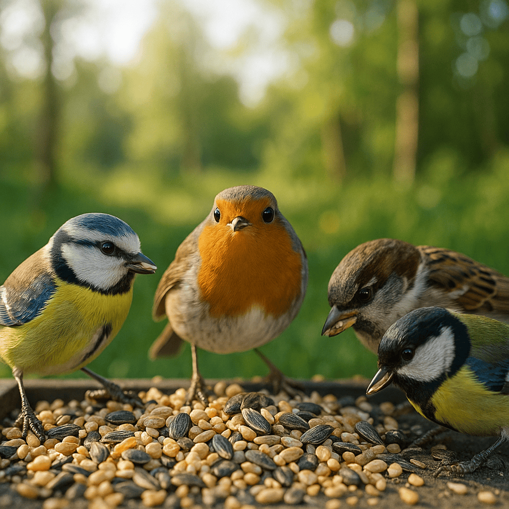Mangeoire Oiseau Caméra HD & Vision Nocturne | NatureVision WildNest Vert