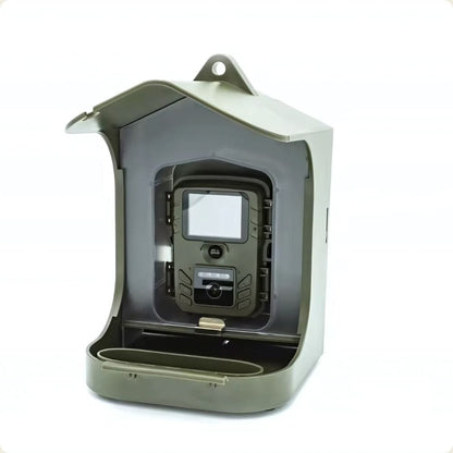 Mangeoire Oiseau Caméra HD & Vision Nocturne | NatureVision WildNest Vert