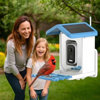 Mangeoire Oiseaux Balcon Compacte & Wifi | NatureVision NatureVision BirdNest