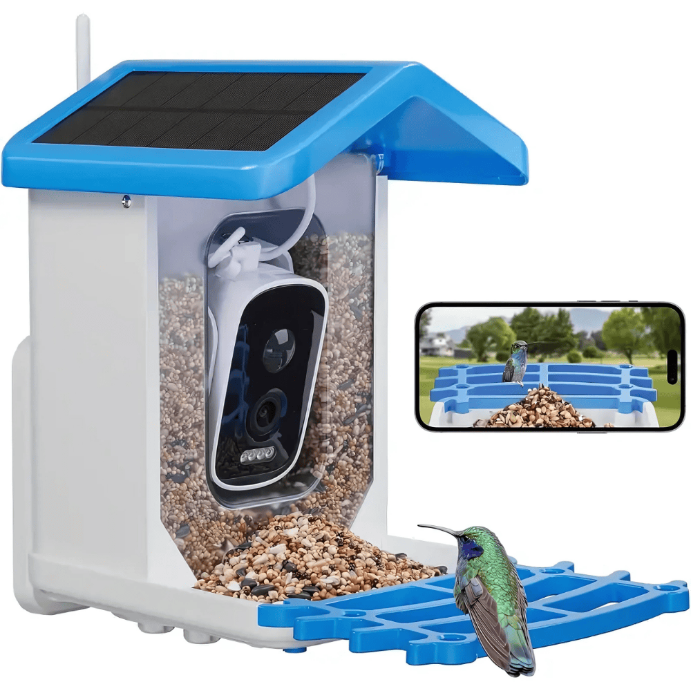 Mangeoire Oiseaux Balcon Compacte & Wifi | NatureVision NatureVision BirdNest