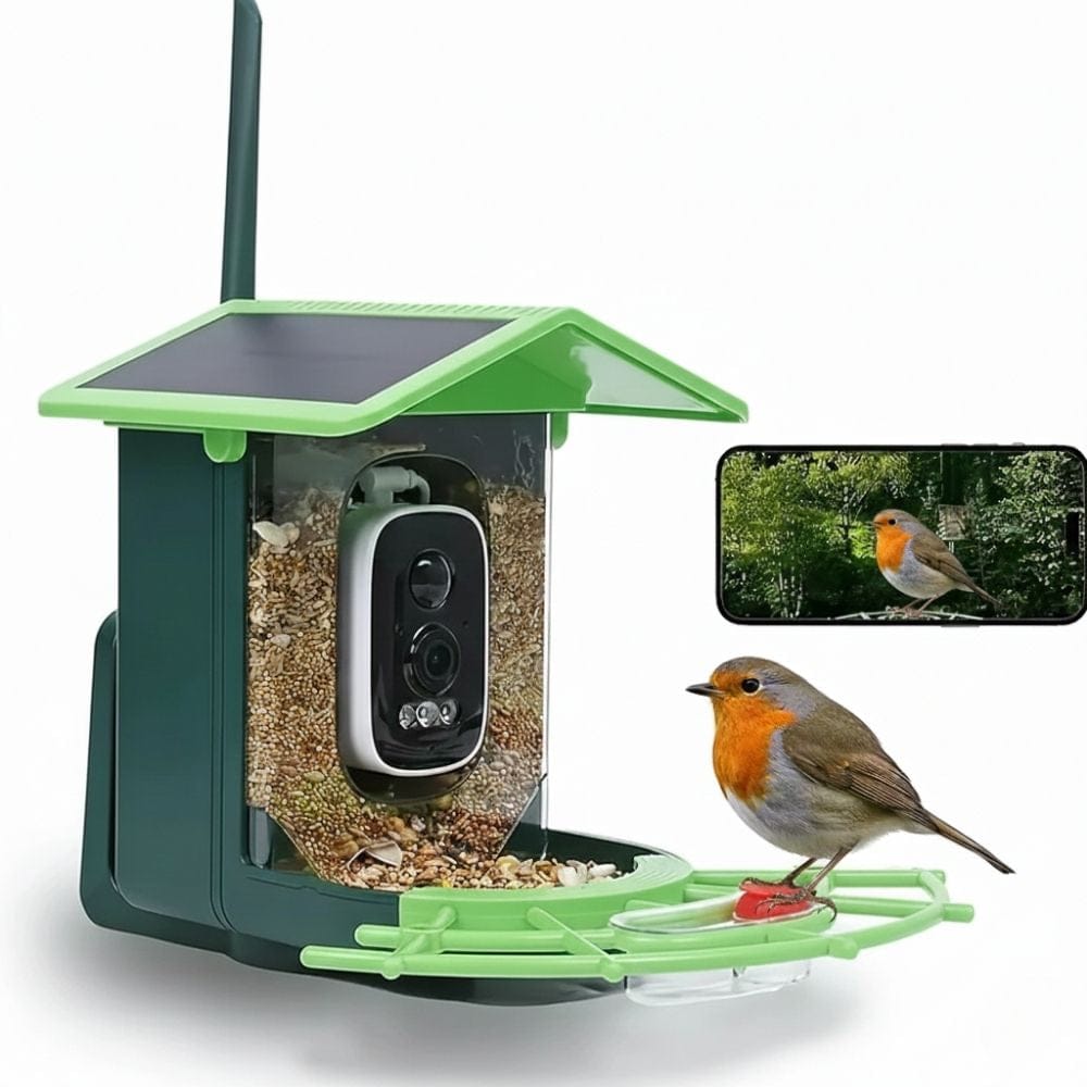 Mangeoire Oiseaux Connectée WiFi & IA | NatureVision NatureVision VisionAir