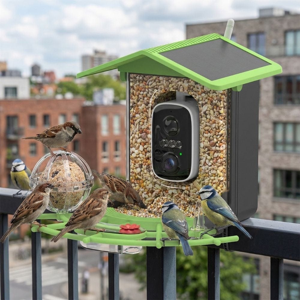 Mangeoire Oiseaux Connectée WiFi & IA | NatureVision NatureVision VisionAir