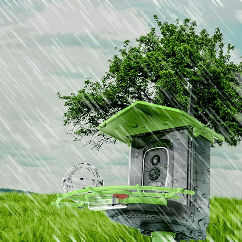 Mangeoire Oiseaux Connectée WiFi & IA | NatureVision NatureVision VisionAir