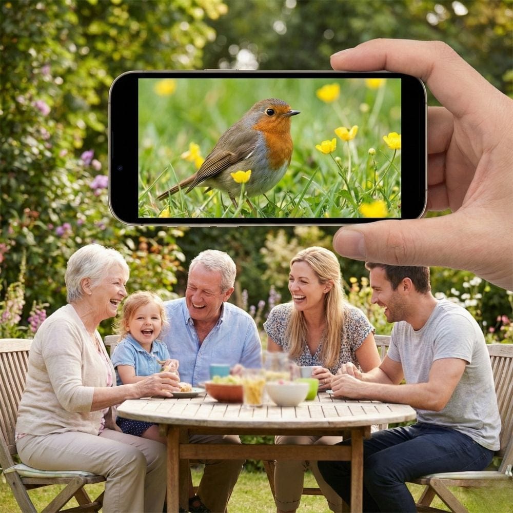 Mangeoire Oiseaux Connectée WiFi & IA | NatureVision NatureVision VisionAir