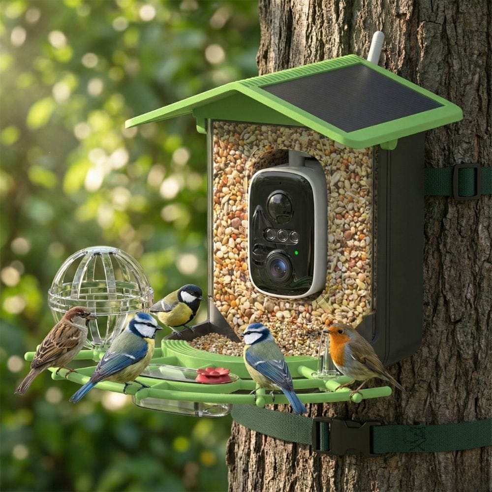 Mangeoire Oiseaux Connectée WiFi & IA | NatureVision NatureVision VisionAir